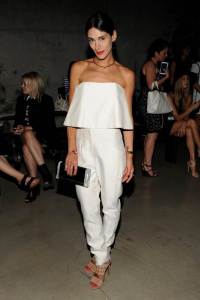 Athena in a jumpsuit